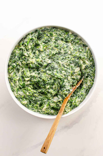 Creamed Spinach - A Good Story Foods